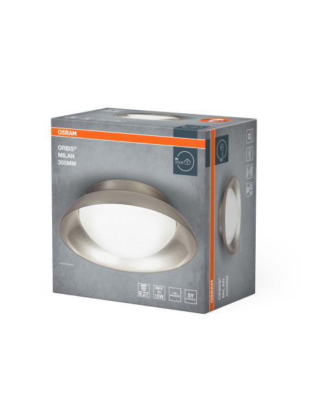 PLAFON LED ORBIS MILAN 305 2XE27 NK 