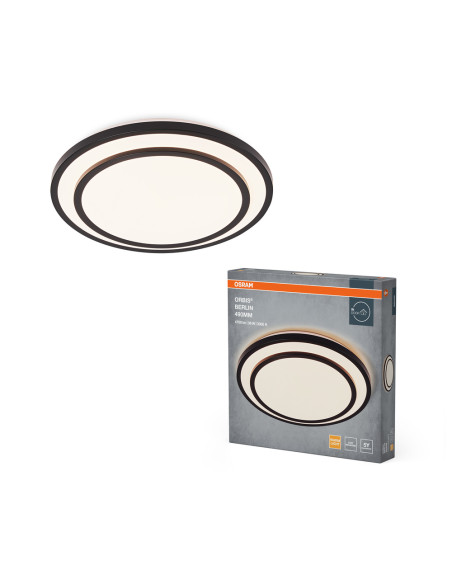 PLAFON LED ORBIS BERLIN 490 36W 3000K ciepła biała BK 