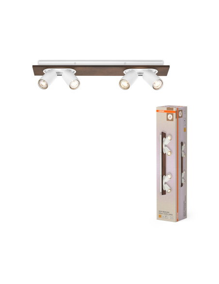 OPRAWA SUFITOWA LED DECOR SPOT MERCURY DIM 4X3.4W 2700K ciepła biała GU10 WT 