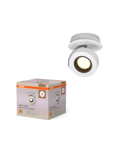 KINKIET LED DECOR SPOT VENUS 1X5.5W 3000K ciepła biała WT 