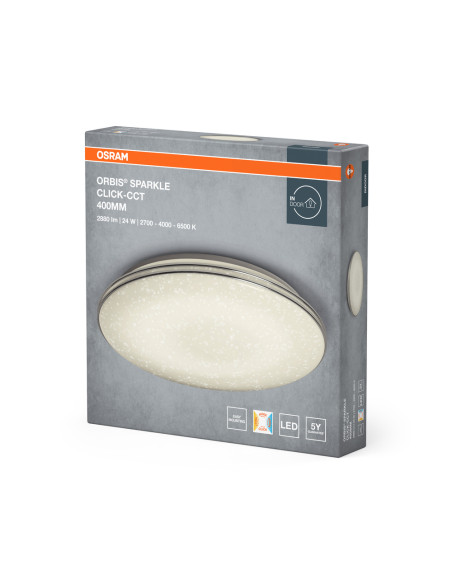PLAFON LED ORBIS SPARKLE 400MM 24W CLICK-CCT 