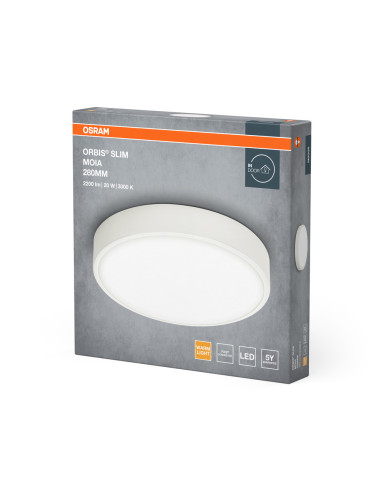PLAFON LED ORBIS SLIM MOIA 280 20W 3000K ciepła biała WT 