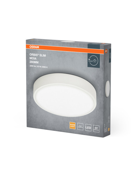 PLAFON LED ORBIS SLIM MOIA 280 20W 3000K ciepła biała WT 