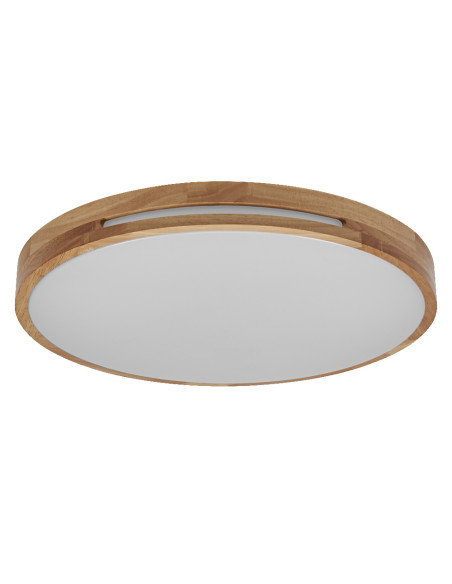 PLAFON LED ORBIS WOODBURRY 500MM 36W 3000K ciepła biała CLICK DIM WOOD DECOR 