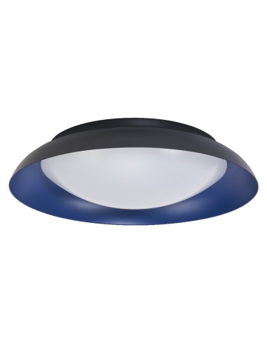 PLAFON LED ORBIS PLATE 430MM 35W 3000K ciepła biała CLICK DIM BLACK AND BLUE 