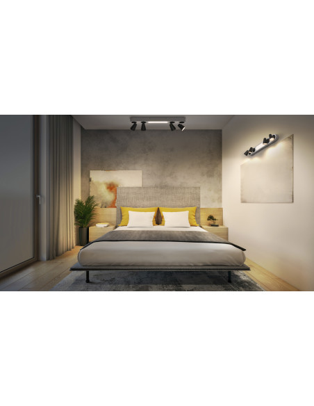 OPRAWA SUFITOWA LED DECOR SPOT NEPTUNE 708MM CLICK-SELECT 27W 3000K ciepła biała WHITE 4 SPOT 