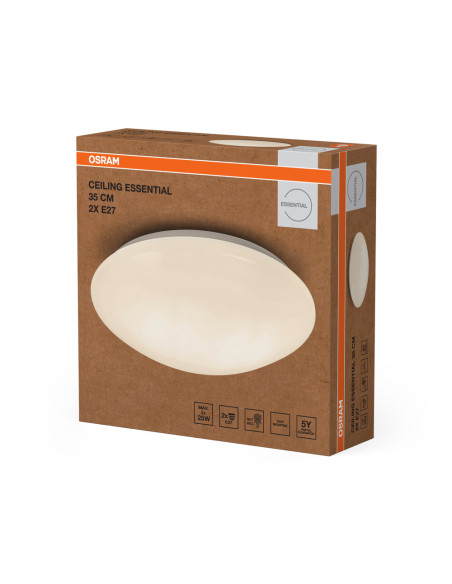 PLAFON LED CEILING  ESSENTIAL 350 2XE27 WT 