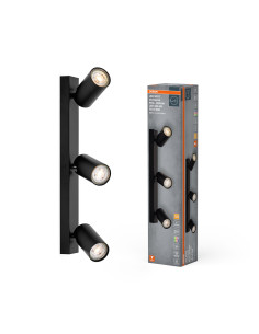 OPRAWA SUFITOWA LED SPOT OCTAGON DIM 3X3.4W 2700K ciepła biała GU10 BK  