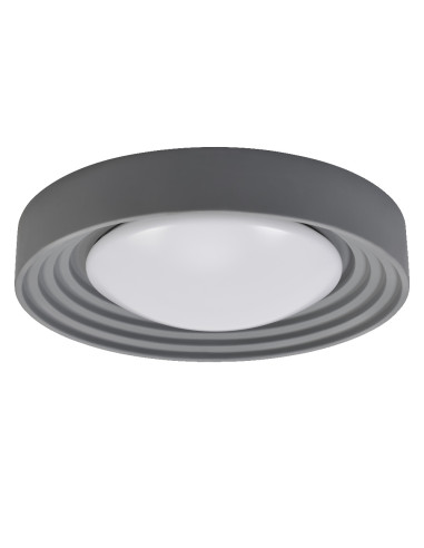 PLAFON LED ORBIS CONCRETE 500MM 24.5W 3000K ciepła biała CLICK DIM GRAY 