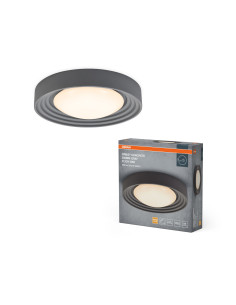 PLAFON LED ORBIS CONCRETE 500MM 24.5W 3000K ciepła biała CLICK DIM GRAY 