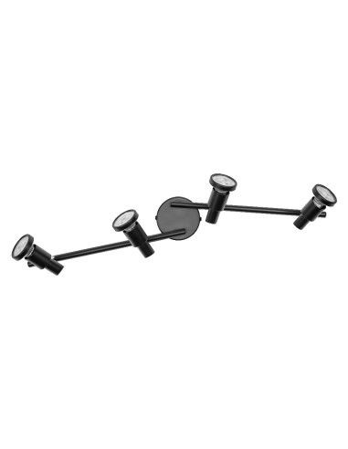 LAMPA NATYNKOWA LED SPOT 4X3.4W 927 GU10 BK 