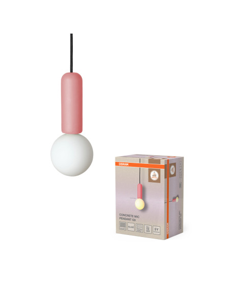 LAMPA WISZĄCA DECOR CONCRETE MIC PENDANT 1XG9 PK 