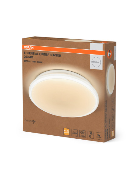 PLAFON ORBIS ESSENTIAL SENSOR 290 18W 830 1300LM 
