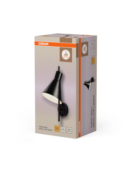 KINKIET DECOR TOKIO WALL 830 BK 