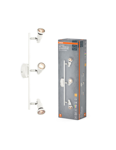 LAMPA NATYNKOWA LED SPOT 3X3.4W 927 GU10 WT 