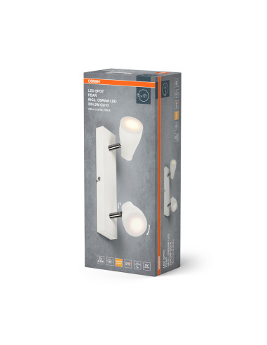 LAMPA NATYNKOWA LED SPOT PEAR 260MM2X4.3W827 GU10WT 