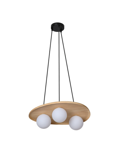 LAMPA WISZĄCA DECOR WOOD NEST PENDANT 3XG9 