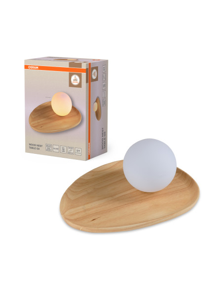 LAMPA STOŁOWA/BIURKOWA DECOR WOOD NEST TABLE 1XG9 