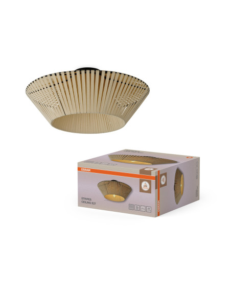 LAMPA NATYNKOWA DECOR STRIPES CEILING 1XE27 BG 