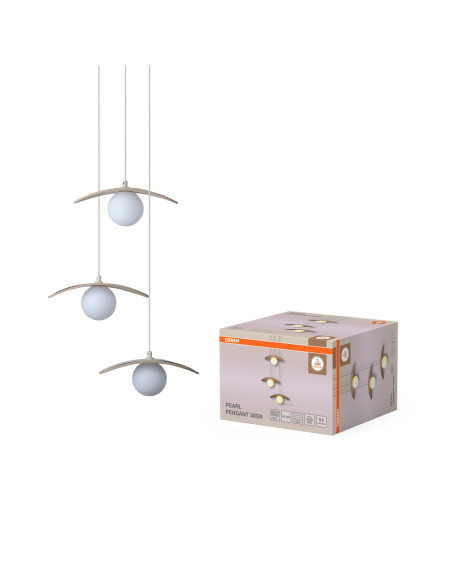 LAMPA WISZĄCA DECOR PEARL PENDANT 3XG9 BG 