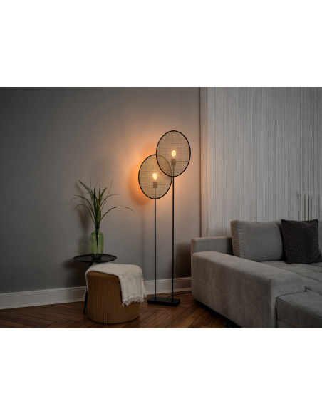 LAMPA PODŁOGOWA DECOR RATTAN DANDELION FLOOR 2XE27 