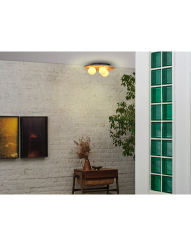 LAMPA NATYNKOWA DECOR WOOD NEST CEILING 3XG9 