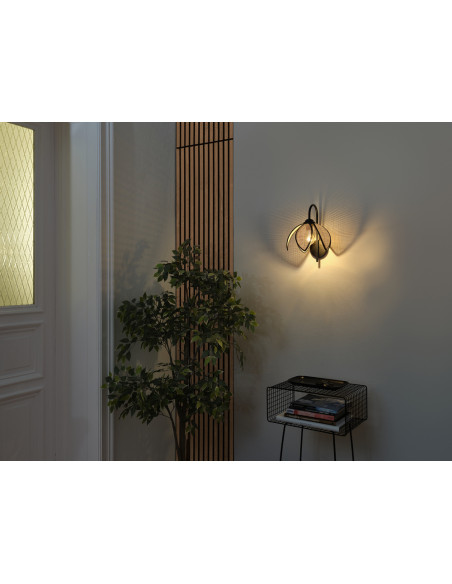 KINKIET DECOR RATTAN LOTUS WALL E27 