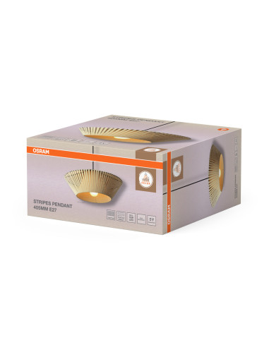 LAMPA WISZĄCA DECOR STRIPES PENDANT 405 1XE27 BG 