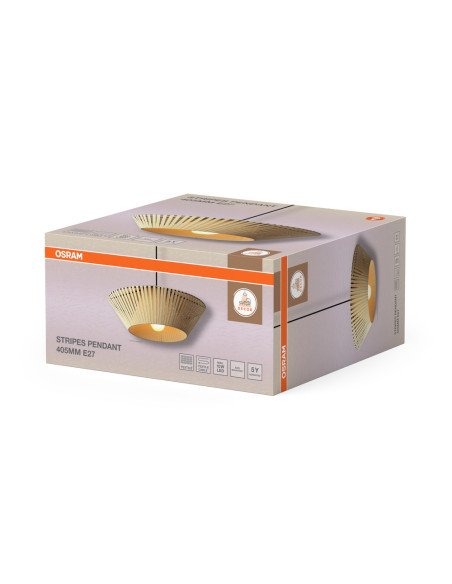 LAMPA WISZĄCA DECOR STRIPES PENDANT 405 1XE27 BG 