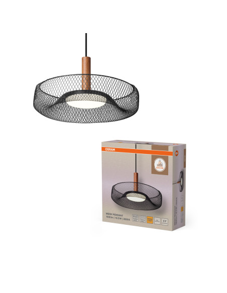LAMPA WISZĄCA DECOR MESH PENDANT 18.5W 830 BK 