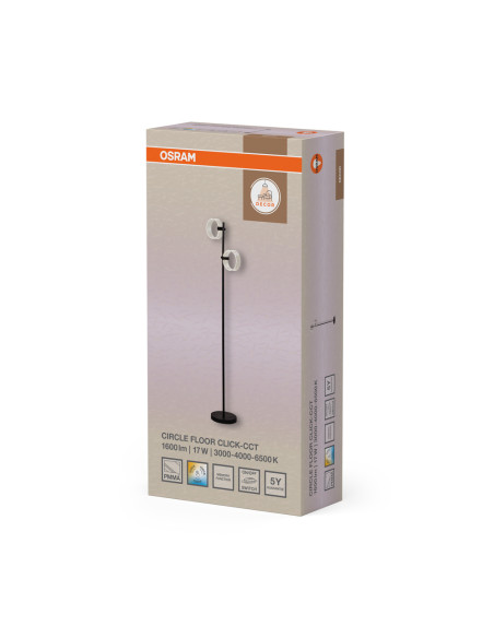 LAMPA PODŁOGOWA DECOR CIRCLE FLOOR 16.3W CLICKCCT 