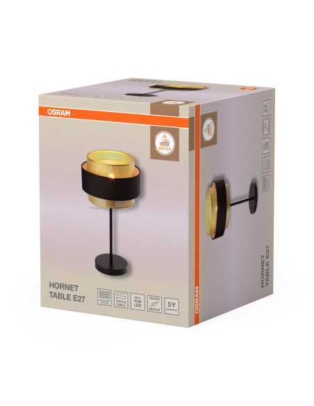 LAMPA STOŁOWA/BIURKOWA DECOR HORNET TABLE 1XE27 