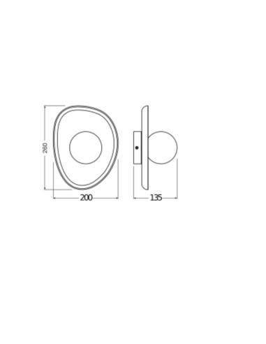 KINKIET DECOR WOOD NEST WALL 1XG9 