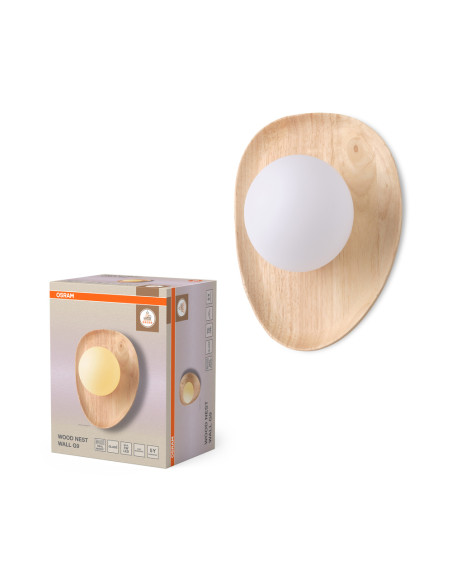 KINKIET DECOR WOOD NEST WALL 1XG9 