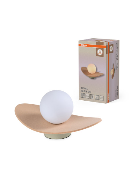 LAMPA STOŁOWA/BIURKOWA DECOR PEARL TABLE 1XG9 BG 