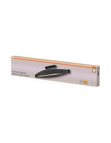 LAMPA NATYNKOWA DECOR FLAT FELT CEILING 23W 830 DG 