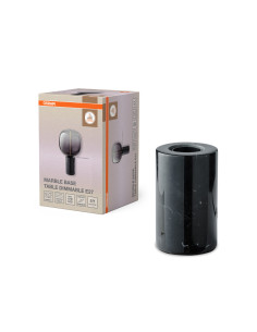 LAMPA STOŁOWA/BIURKOWA DECOR MARBLE BASE TABLE DIM E27 BK 