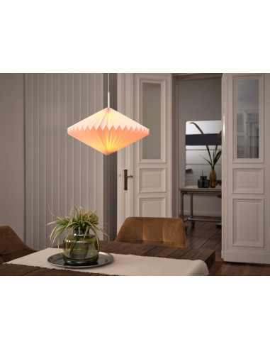 LAMPA WISZĄCA DECOR PAPER LANTERN DIAMOND PENDE27 