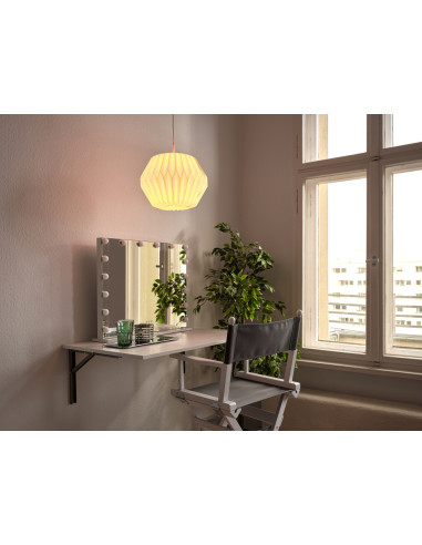 LAMPA WISZĄCA DECOR PAPER LANTERN GEM PEND E27 