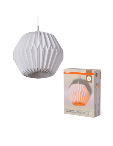LAMPA WISZĄCA DECOR PAPER LANTERN GEM PEND E27 