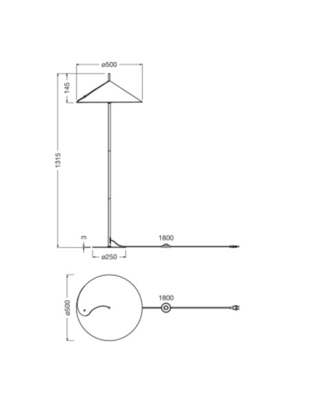 LAMPA PODŁOGOWA DECOR FLIP FLOOR E14 