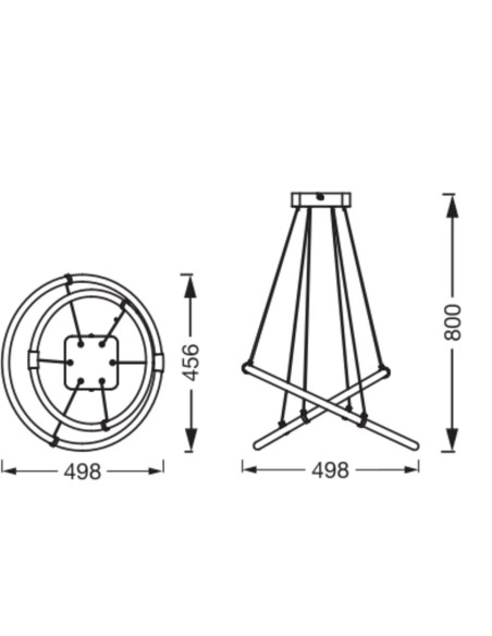 LAMPA WISZĄCA DECOR CELESTIO PEND 18W 830 CLICKD 