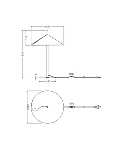 LAMPA STOŁOWA/BIURKOWA DECOR FLIP TABLE G9 