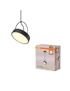 LAMPA WISZĄCA DECOR PUCK 1XPENDANT 10W 930 BK 