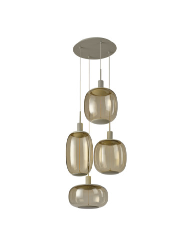 LAMPA WISZĄCA DECOR NEEDLE PEND PL 4XE27 BG 