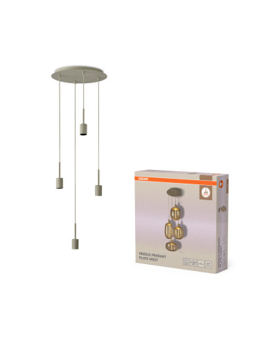 LAMPA WISZĄCA DECOR NEEDLE PEND PL 4XE27 BG 