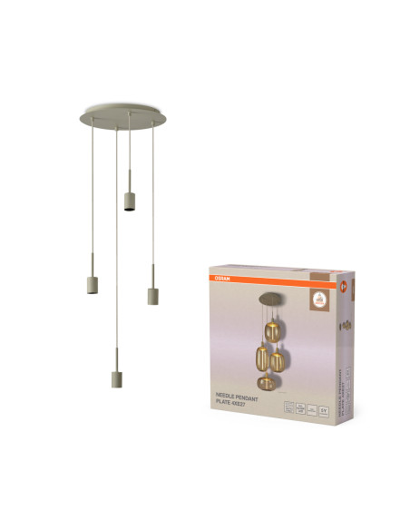 LAMPA WISZĄCA DECOR NEEDLE PEND PL 4XE27 BG 