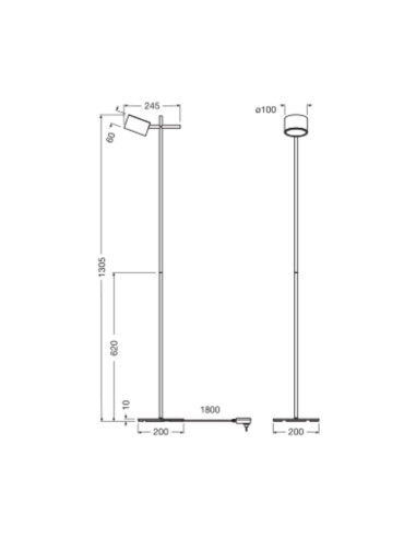 LAMPA PODŁOGOWA DECOR KYOTO FLOOR 8W 930 DIM 