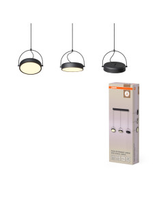 LAMPA WISZĄCA DECOR PUCK 3XPENDANT LN 30W 930 BK 
