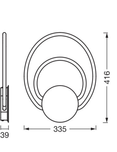 KINKIET DECOR HELIOS WALL 12W 830 CLICK SEL 